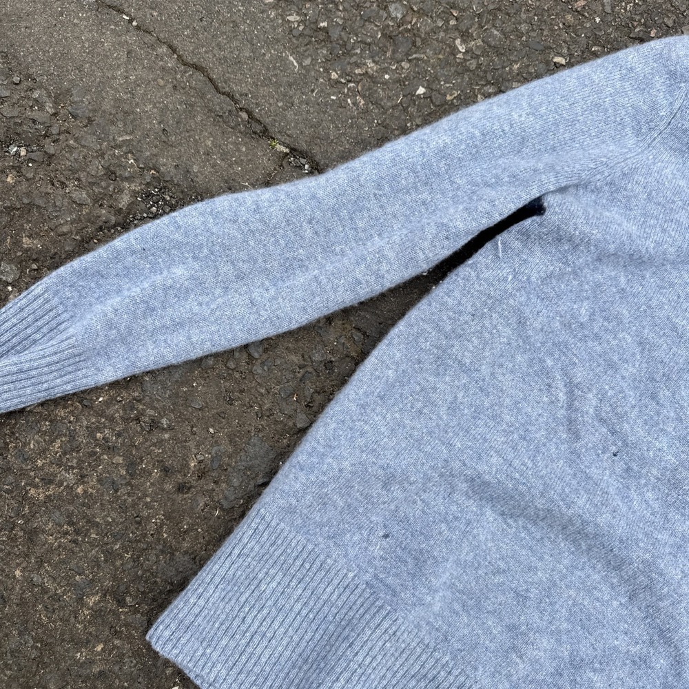 Saks‎ fifth avenue 100% cashmere blue sweater  XS - Picture 6 of 12